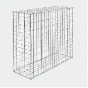 WILTEC Gabion 100x100x30cm Mur pierre Paroi Bordure de jardin Espalier... pas cher