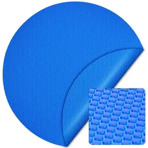 XPOTOOL Bâche à bulles Ronde 5m Bleue Couverture de piscine solaire Chauffage de bassin Outdoor Jardin pas cher