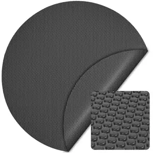 Wiltec Bâche à bulles solaire ronde pour piscine Ø 5 m 140 µ en PE couleur noire couverture piscine chauffage piscine pas cher