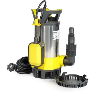Pompe à eau immergée - WILTEC - 15000l/h - 850W - 8,5m - Aspiration pl... pas cher