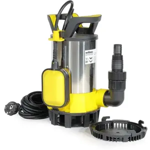 Pompe à eau immergée - WILTEC - 12500l/h - 550W - 7m - Aspiration plat... pas cher