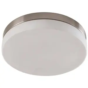Lindby - Plafondlamp badkamer - 3lichts - glas, metaal - H: 6.5 cm - E...