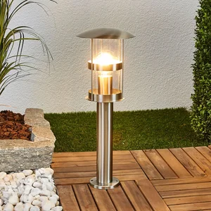 Lindby Luminaire extérieur 'Noemi' en inox pas cher