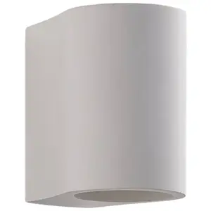 Lindby - wandlamp - 1licht - Gips - H: 10 cm - G9 - wit pas cher