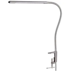Lindby - Klemlamp - 1licht - metaal - H: 53 cm - mat nikkel - Inclusie...Vendu parbol