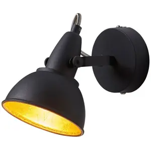 LINDBY Spot à intensité variable 'Julin' en métal pour salon & salle à manger pas cher