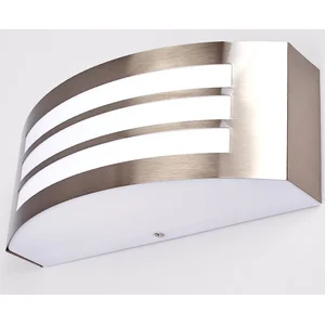LAMPENWELT.COM Applique extérieure - LAMPENWELT - Raja - Gris - Inox - LED - Electrique pas cher