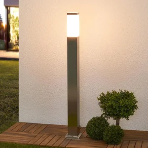 LINDBY Luminaire extérieur à intensité variable 'Lorian' en inox pas cher