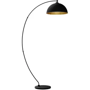 LAMPENWELT Lampadaire 'Jonera' en métal pour salon & salle à manger pas cher