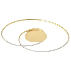 Lindby - led Plafonnier 'Joline' en métal pour salon & salle à manger pas cher