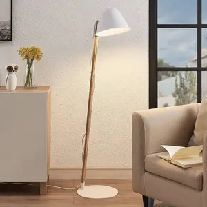 LINDBY Lampadaire 'Tetja' en métal pour salon & salle à manger