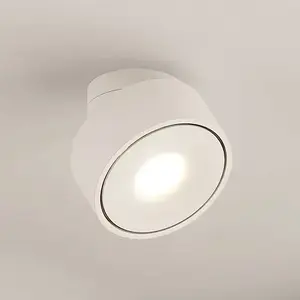 Arcchio - LED plafondlamp - aluminium - H: 4.9 cm - witVendu parbol