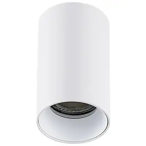 Arcchio - plafondlamp - 1licht - Aluminium - H: 10.5 cm - GU10 - wit pas cher
