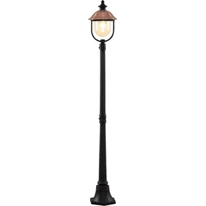 Lindby Lampadaire extérieur à intensité variable 'Clint' en aluminium pas cher