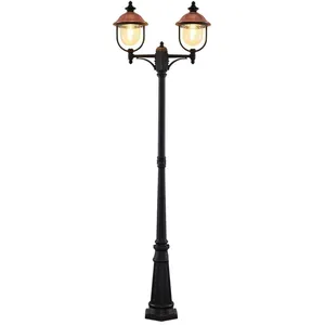 LINDBY Lampadaire extérieur à intensité variable 'Clint' en aluminium ... pas cher