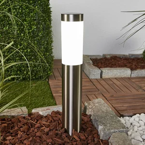 Lindby Led Lampe Solaire 'Aleeza' en inox pas cher
