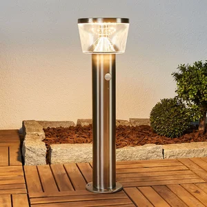 LAMPENWELT LED Lampe Solaire 'Antje' en inox pas cher