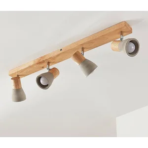LINDBY Spot en béton à intensité variable 'Filiz' en pierre pour chambre à coucher