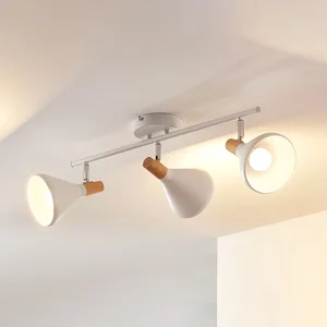 LINDBY Spot à intensité variable 'Arina' en métal pour chambre à coucher