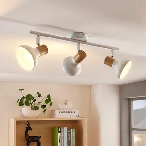 LINDBY Spot à intensité variable 'Fridolin' en métal pour cuisine pas cher