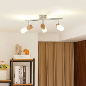Lindby - buitenspot - 3lichts - glas, hout, metaal - H: 18.6 cm - E14 ...Vendu parbol