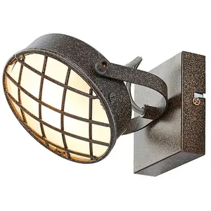 LINDBY Spot à intensité variable 'Tamin' en métal pour salon & salle à manger pas cher