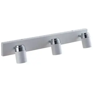 LINDBY Plafonnier Salle De Bain à intensité variable 'Kardo' en métal pour salle de bain pas cher