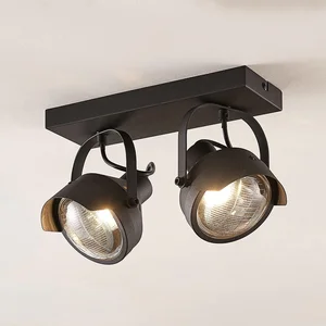 LINDBY Spot à intensité variable 'Henega' en métal pour salon & salle ... pas cher