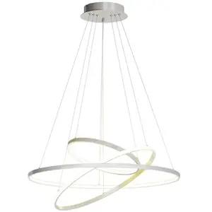 LUCANDE Led Suspension à intensité variable 'Ezana' en métal pour salon & salle à manger pas cher