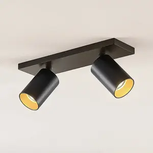 Arcchio - buitenspot - 2lichts - Aluminium - H: 12.5 cm - GU10 - zwart pas cher