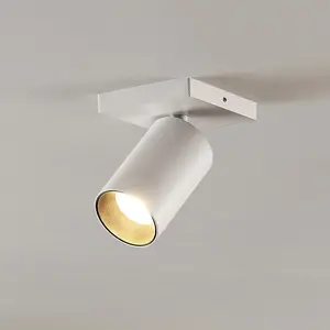 Arcchio - buitenspot - 1licht - Aluminium - H: 9 cm - GU10 - wit pas cher
