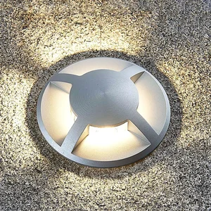 LUCANDE Spots encastrables dans le sol à intensité variable 'Milara' en aluminium pas cher