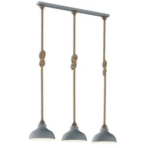 LINDBY Suspension à intensité variable 'Chaby' en métal pour salon & salle à manger pas cher