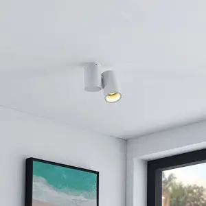 Arcchio - plafondlamp - 1licht - aluminium, metaal - H: 11.5 cm - GU10... pas cher