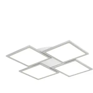 Lucande - led Plafonnier à intensité variable 'Ilira' en aluminium pour cuisine pas cher