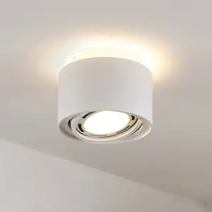 Arcchio - buitenspot - 1licht - Aluminium - H: 12 cm - GU10 - wit (RAL 9003) pas cher