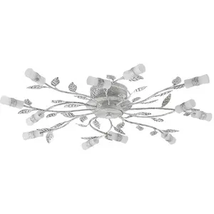 Lindby - led Plafonnier 'Bolonia' en métal pour salon & salle à manger pas cher