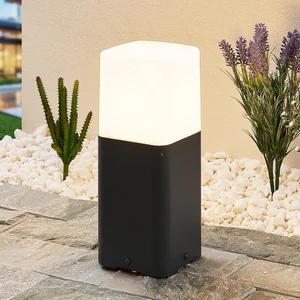 Lucande Luminaire extérieur à intensité variable 'Obuna' en aluminium pas cher