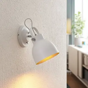 Lindby - Applique Murale à intensité variable 'Adirta' en métal pour salon & salle à manger