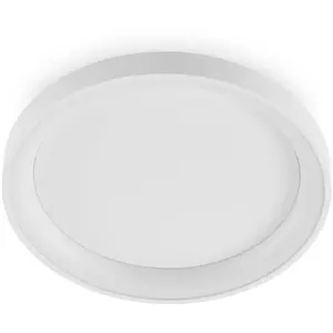 Arcchio - LED plafondlamp - 1licht - metaal, acryl - H: 6 cm - wit - I...Vendu parbol