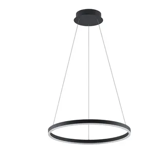 Arcchio - Hanglampen - 1licht - metaal, acryl - H: 3.5 cm - zwart, wit - Inclusief lichtbron pas cher