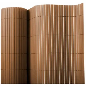 FLOORDIREKT PVC-Privacyscherm voor Tuin, Balkon & Terras - Privacyscherm voor buiten - Extra ondoorzichtig - Decoratie voor balkonrelingen - Bruin - 150 x 500 cm pas cher