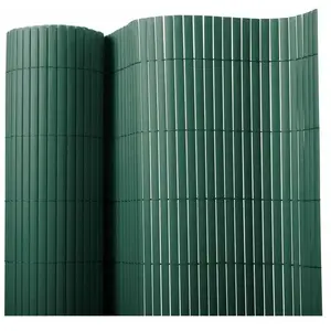 KARAT Canisse PVC Brise Vue, Paravent de Jardin, Piscines, Palissade en PVC Résistant aux UV, Intempéries, Vert, 100 x 300 cm pas cher