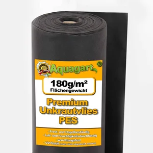 Aquagart 50m² onkruidvlies tuinvlies mulchvliesvlies 180g 2m breed premium kwaliteitVendu parrakuten