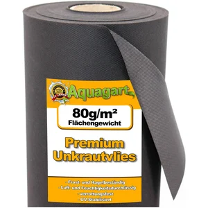Aquagart 259m² tuinvlies onkruidvlies mulchvlies 80g 1,4m br. pas cher