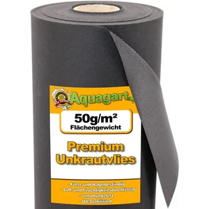 Aquagart 192m² tuinvlies onkruidvlies mulchvliesvlies 50g 1,6m breed pas cher