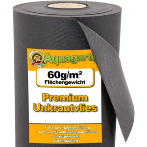 Aquagart 500m² tuinvlies onkruidvlies mulchvliesvlies 60g 1,6m breed pas cher