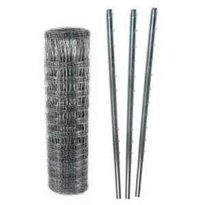 Aquagart 150m wilde omheining bosomheining weideomheining 180/24/15+ Z-profiel omheiningspaal 2,3m lang pas cher