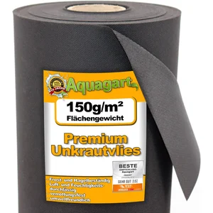 Aquagart 84m² tuinvlies onkruidvlies onkruidfolie mulchfolie mulchvlies 150g 1,2m breed pas cher