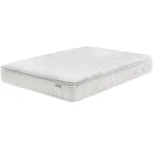 BELIANI Matelas 5 Zones à Ressorts Ensachés avec Mousse à Mémoire de Forme et ... pas cher